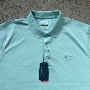 Greg Norman Play Dry Performance Polo Men's Extra Large Green Golf Athletic